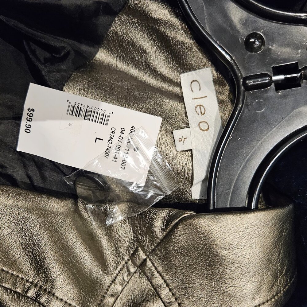 Cleo Metallic Silver Blazer Jacket - Picture 7 of 7